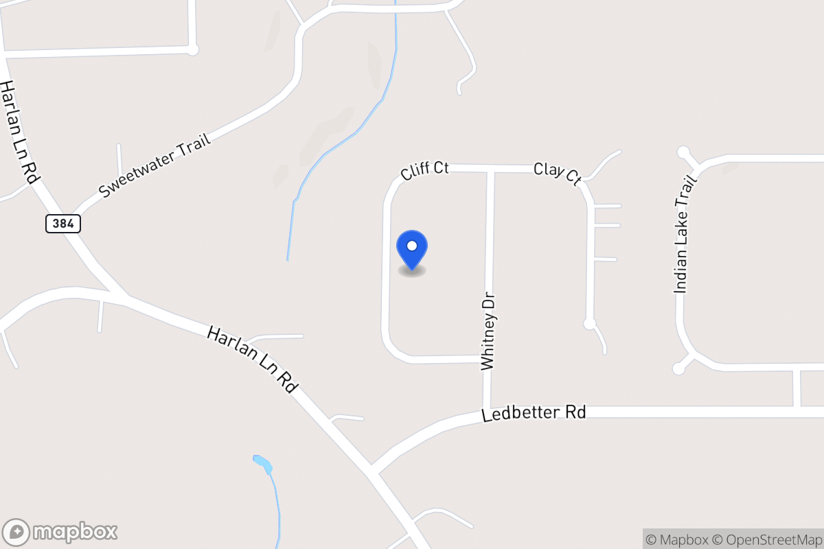 Map of 85 Cliff Ct