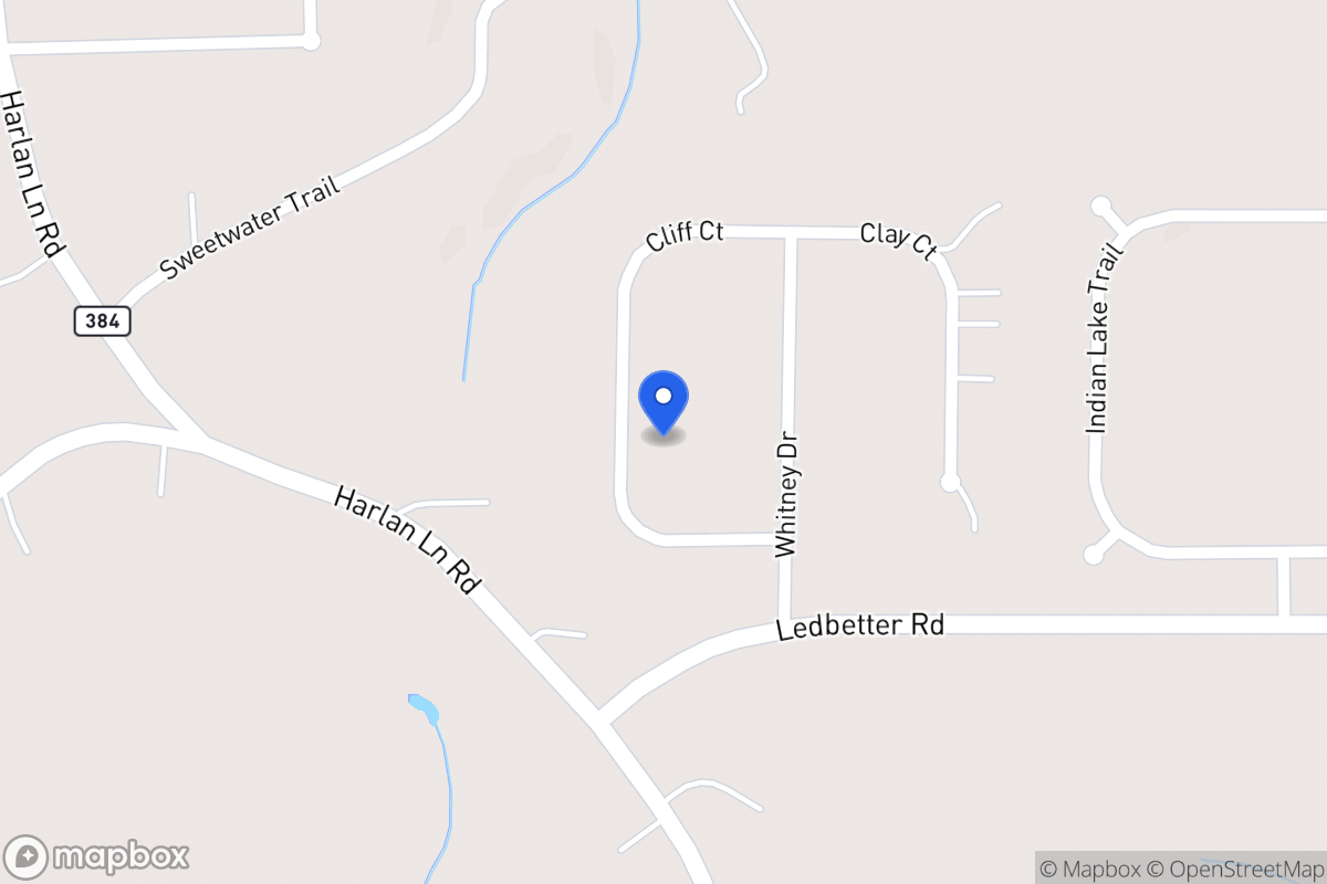 Map of 75 Cliff Ct