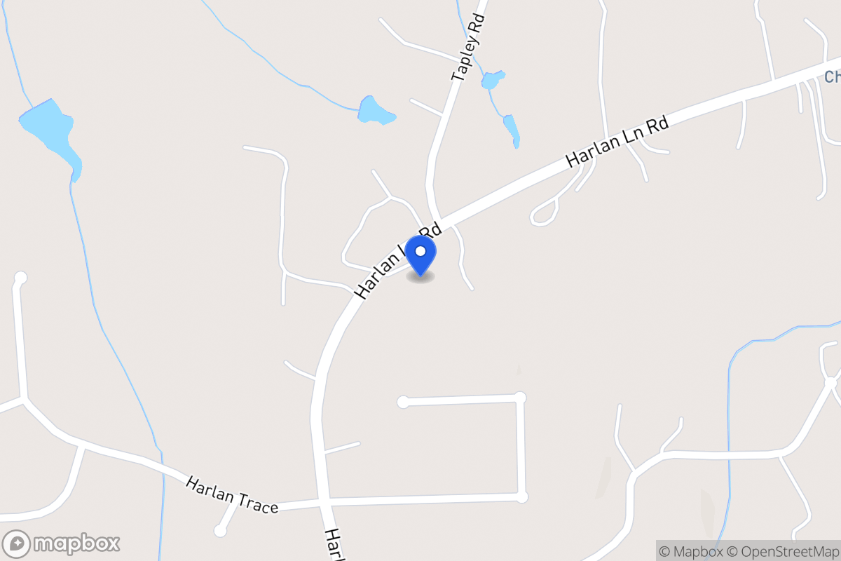 Map of 1035 Harlan Lane Rd