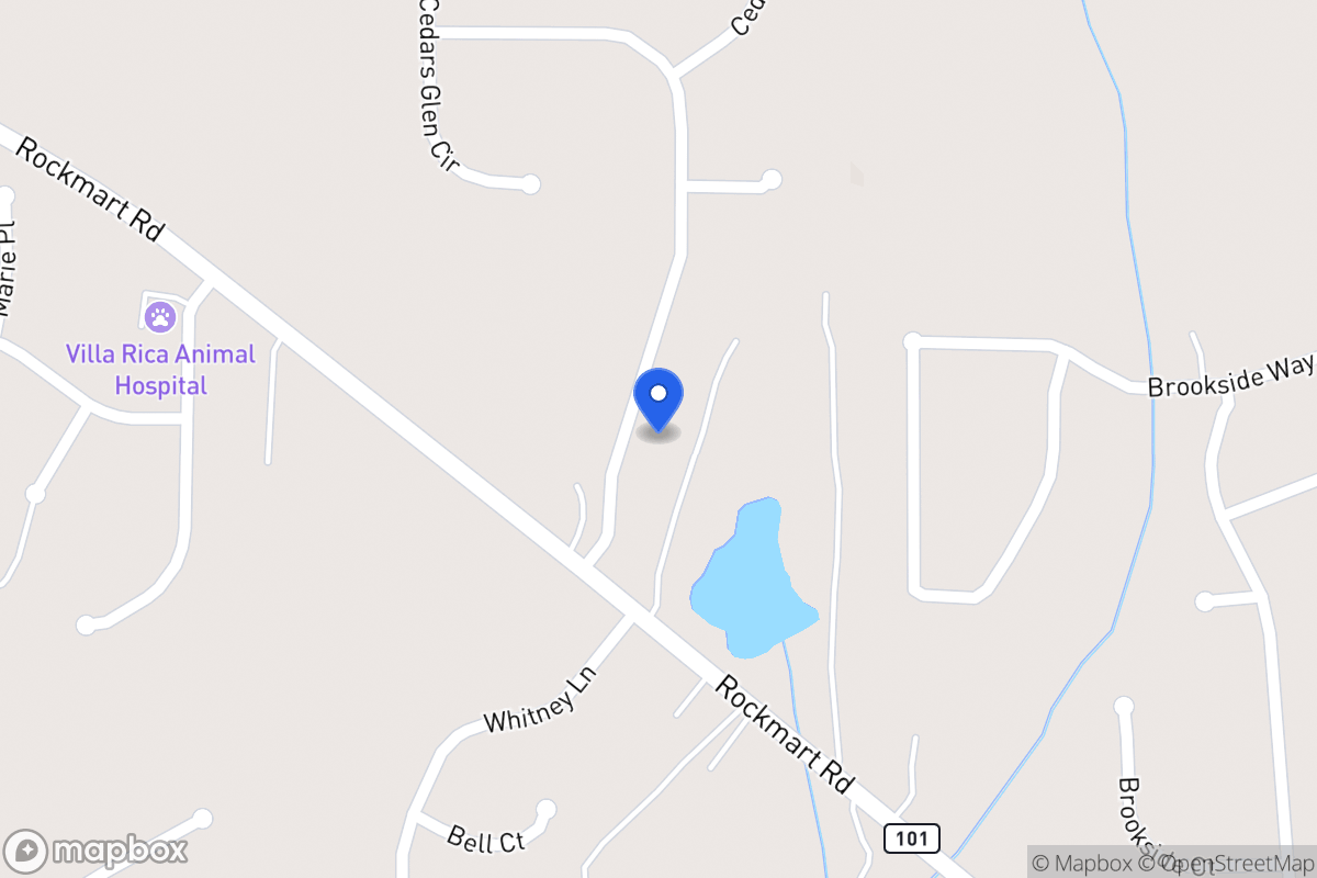 Map of 33 Cedars Glen Way
