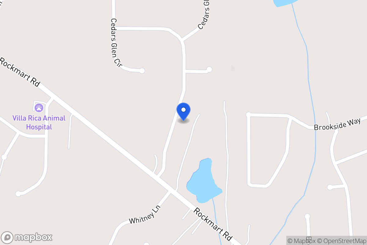 Map of 45 Cedars Glen Way