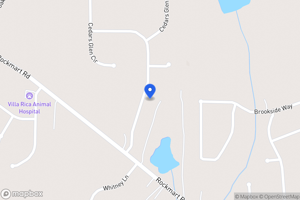 Map of 54 Cedars Glen Way