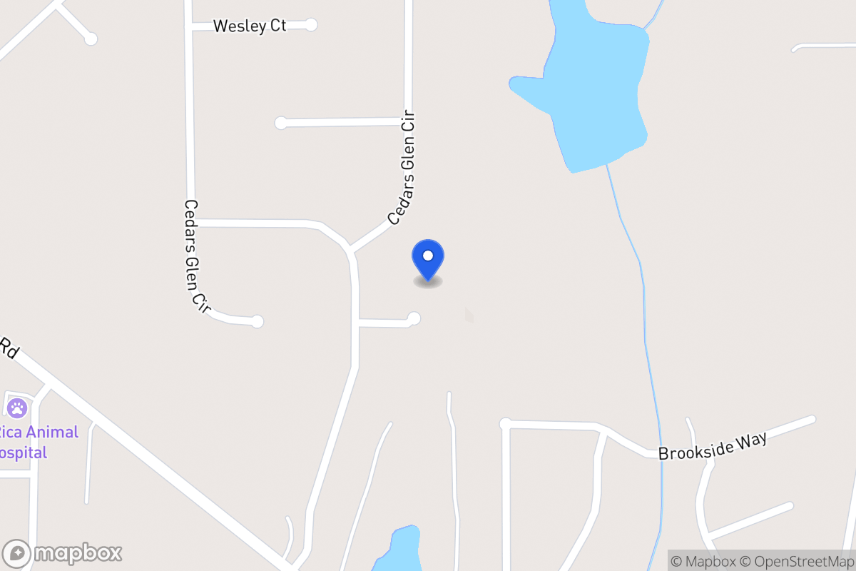 Map of 32 Cedars Glen Ct