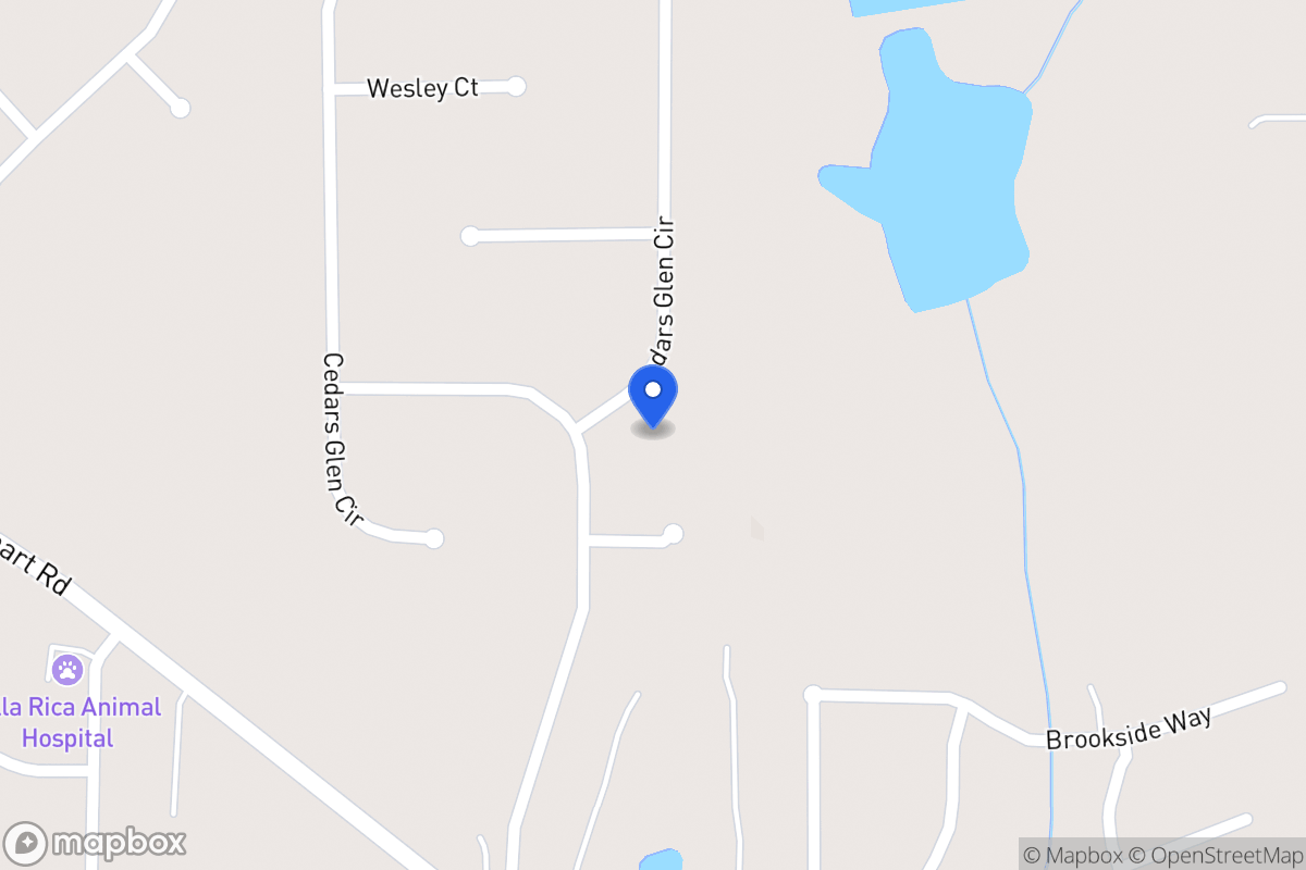 Map of 17 Cedars Glen Cir