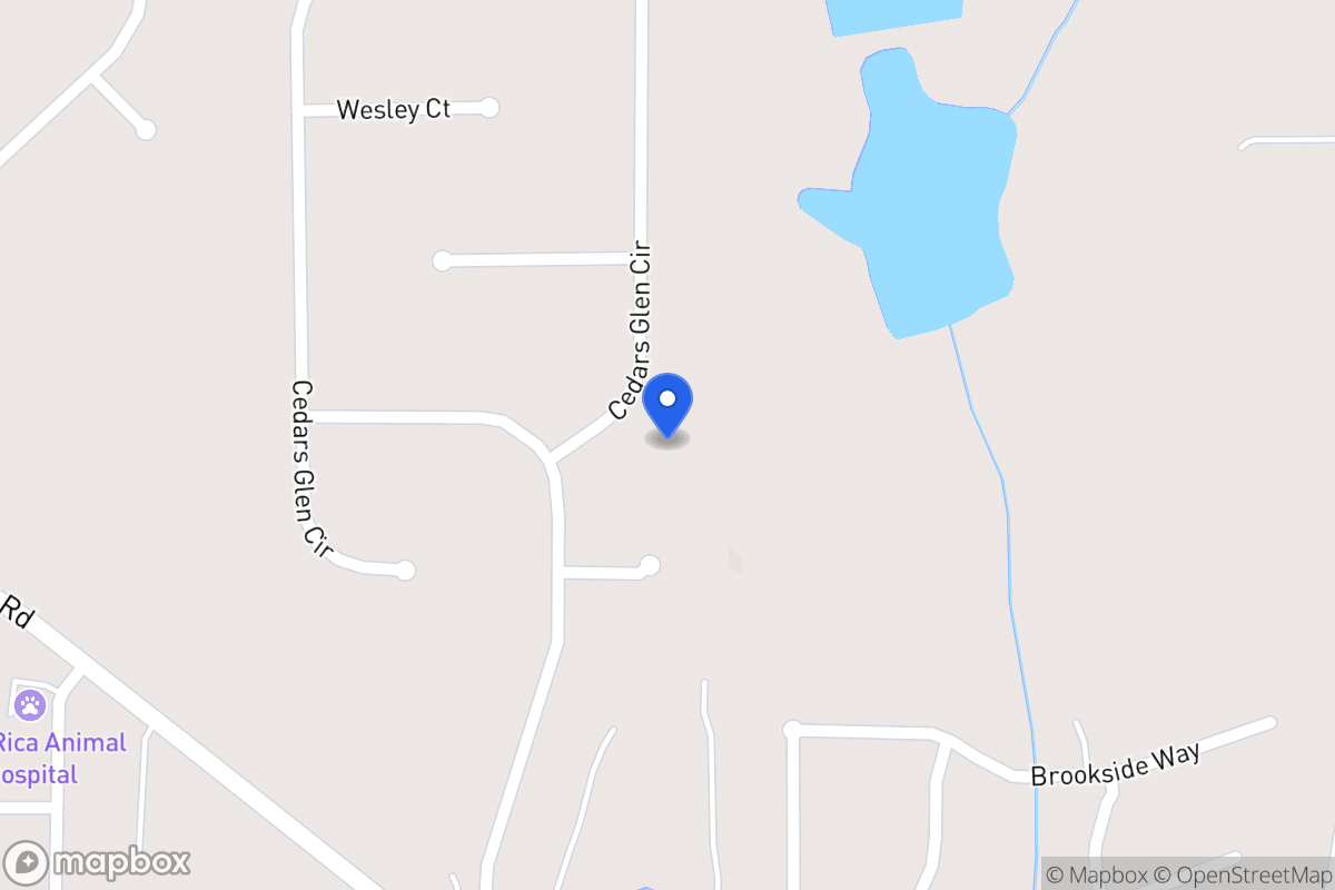 Map of 23 Cedars Glen Cir