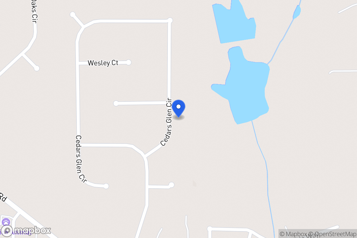 Map of 41 Cedars Glen Cir