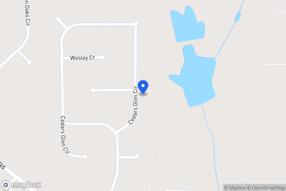 Map of 47 Cedars Glen Cir