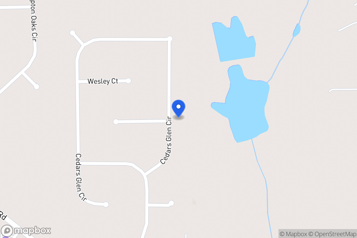Map of 53 Cedars Glen Cir