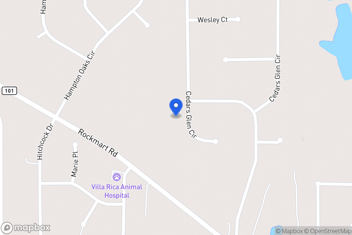 Map of 263 Cedars Glen Cir