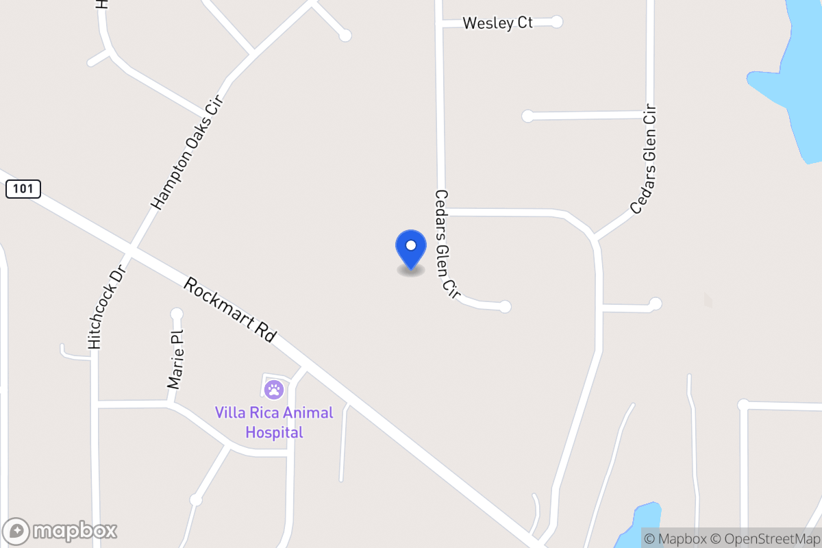 Map of 269 Cedars Glen Cir