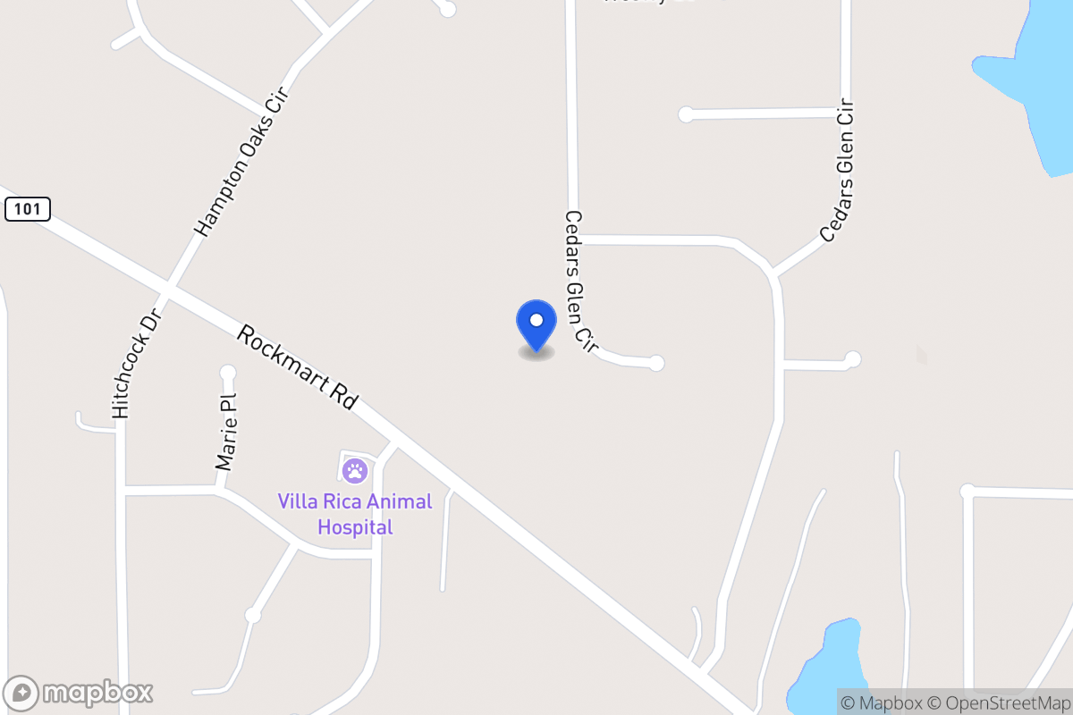 Map of 275 Cedars Glen Cir