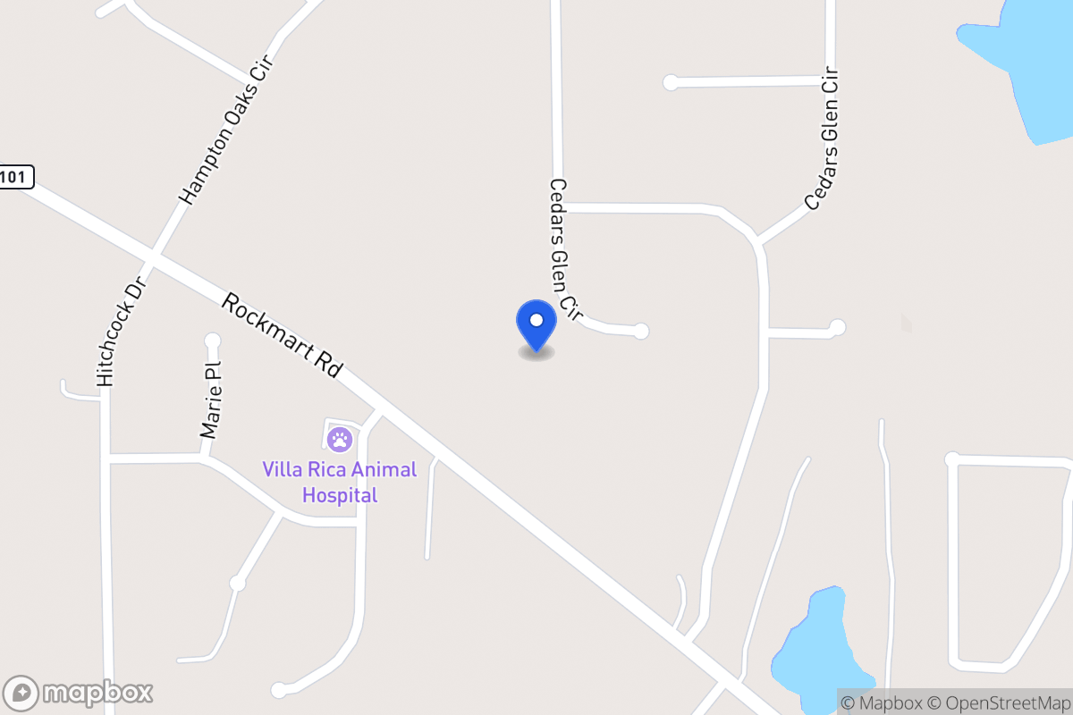 Map of 281 Cedars Glen Cir