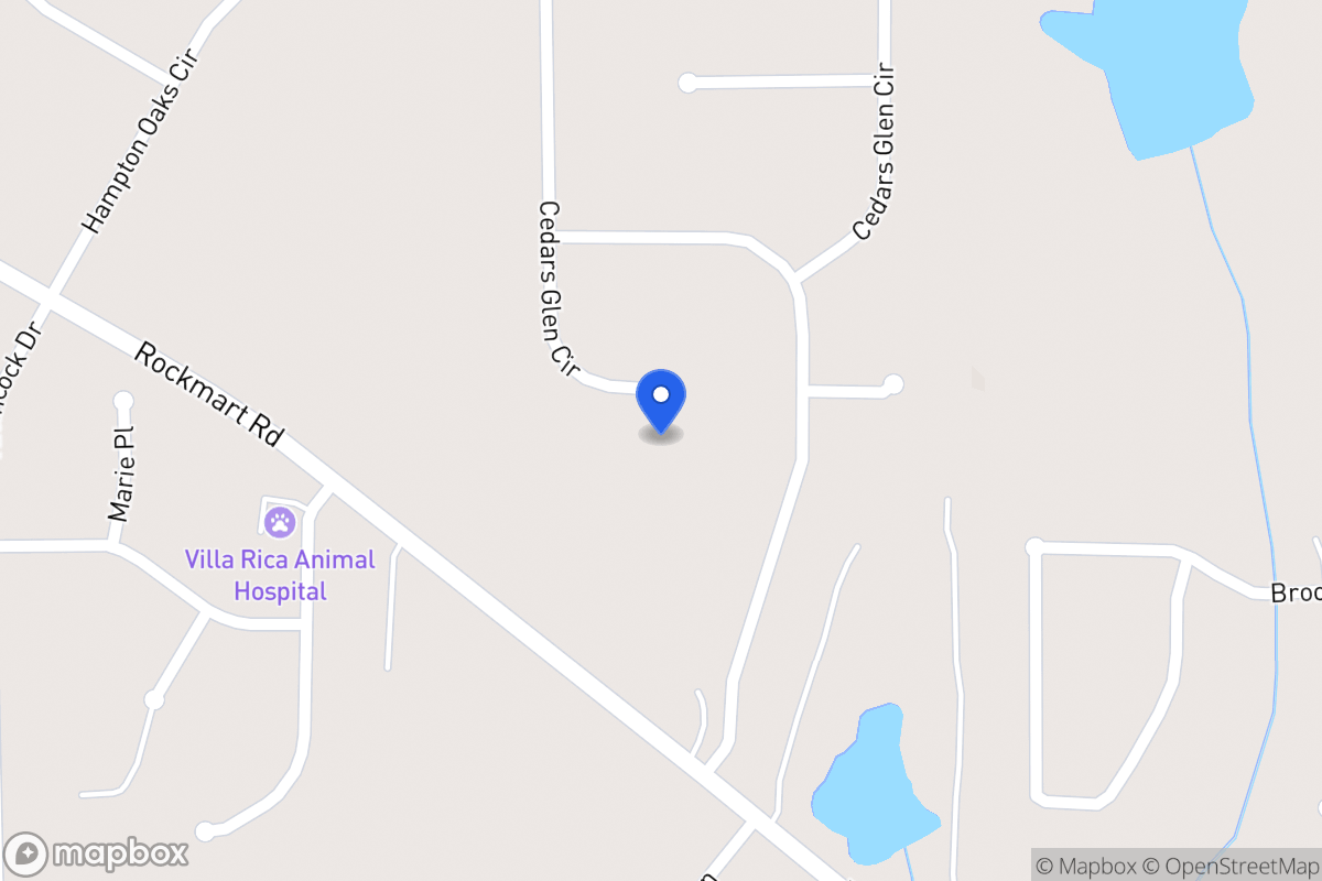 Map of 299 Cedars Glen Cir