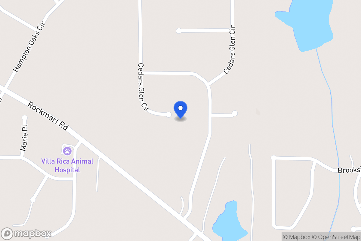 Map of 305 Cedars Glen Cir