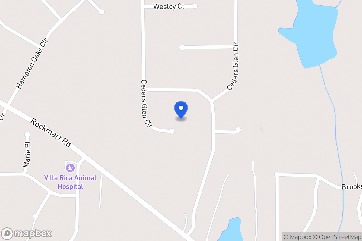 Map of 304 Cedars Glen Cir