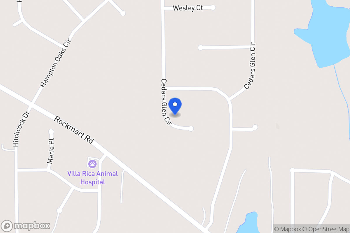Map of 280 Cedars Glen Cir