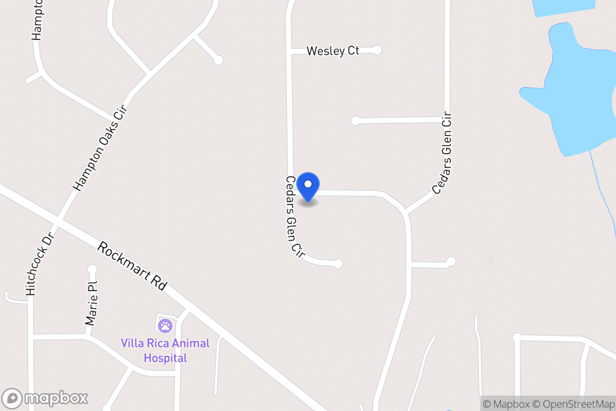 Map of 114 Cedars Glen Way