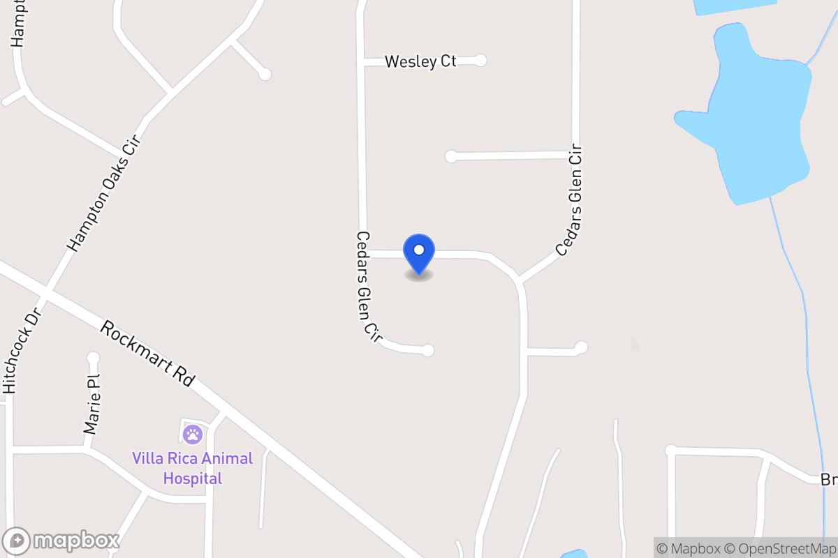 Map of 108 Cedars Glen Way