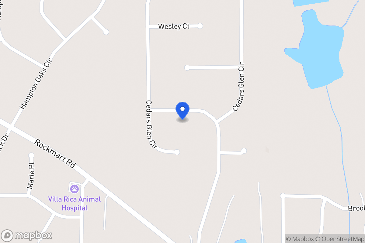 Map of 102 Cedars Glen Way