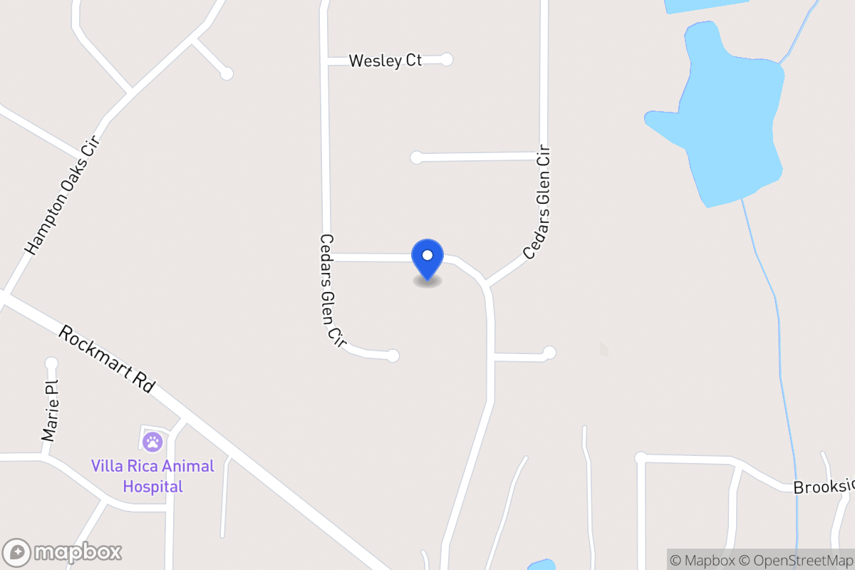 Map of 96 Cedars Glen Way