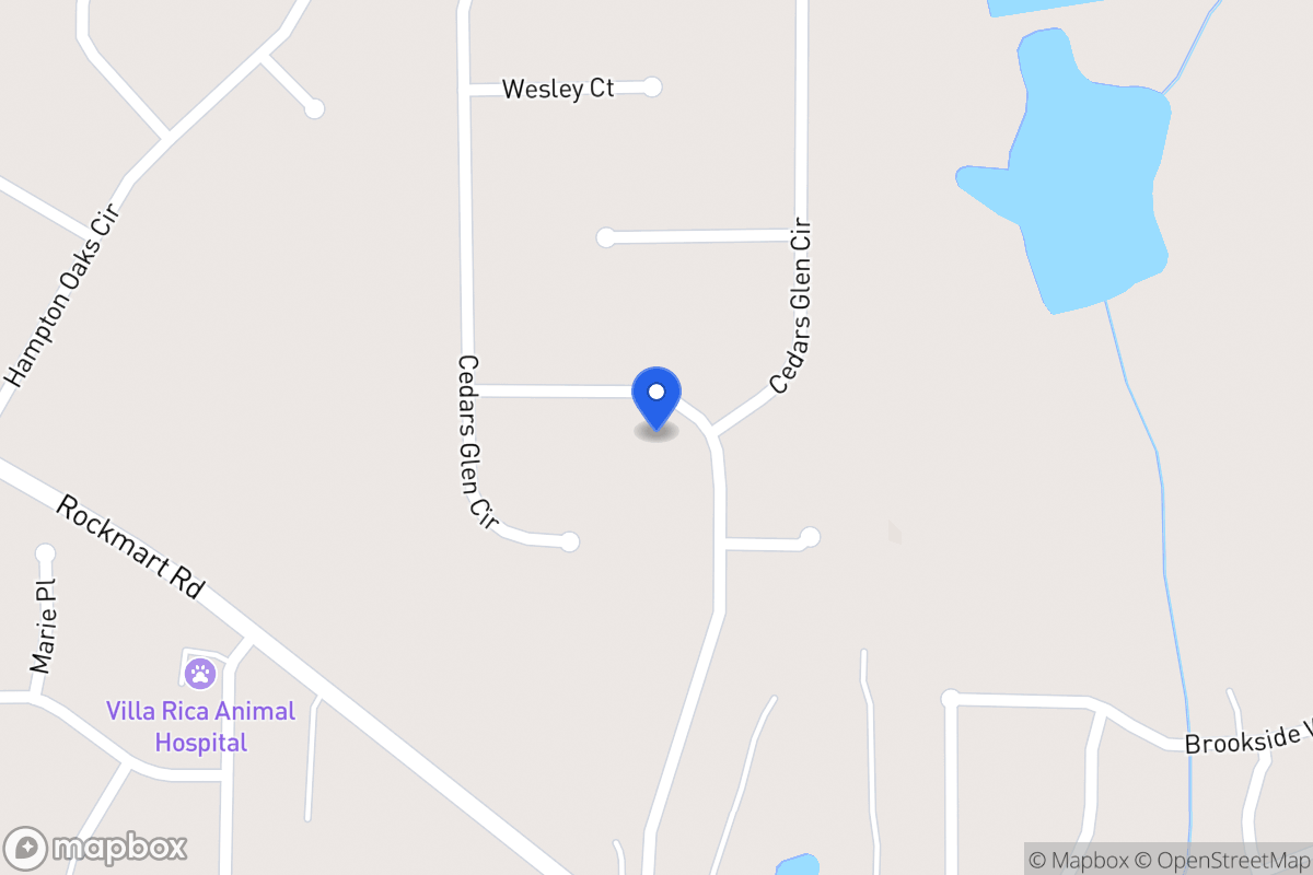 Map of 90 Cedars Glen Way