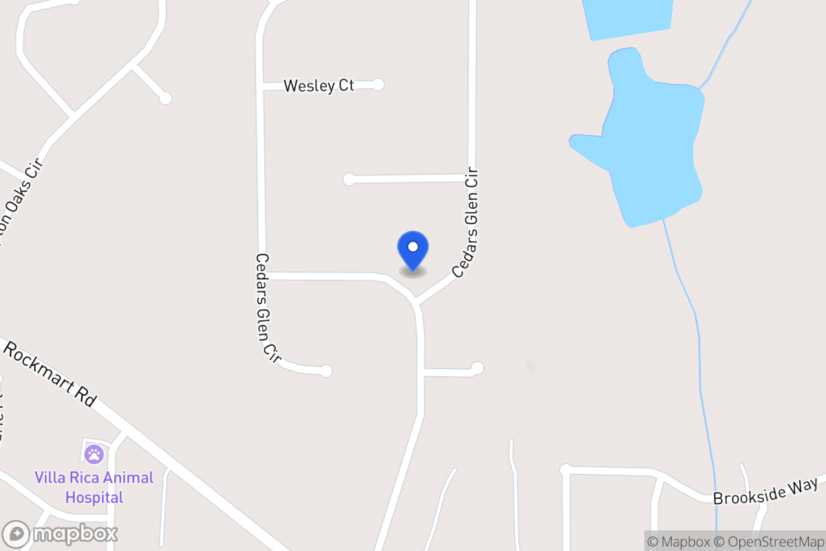 Map of 87 Cedars Glen Way
