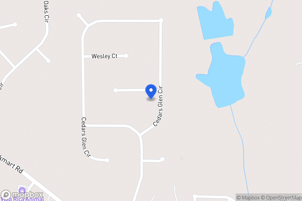 Map of 42 Cedars Glen Cir