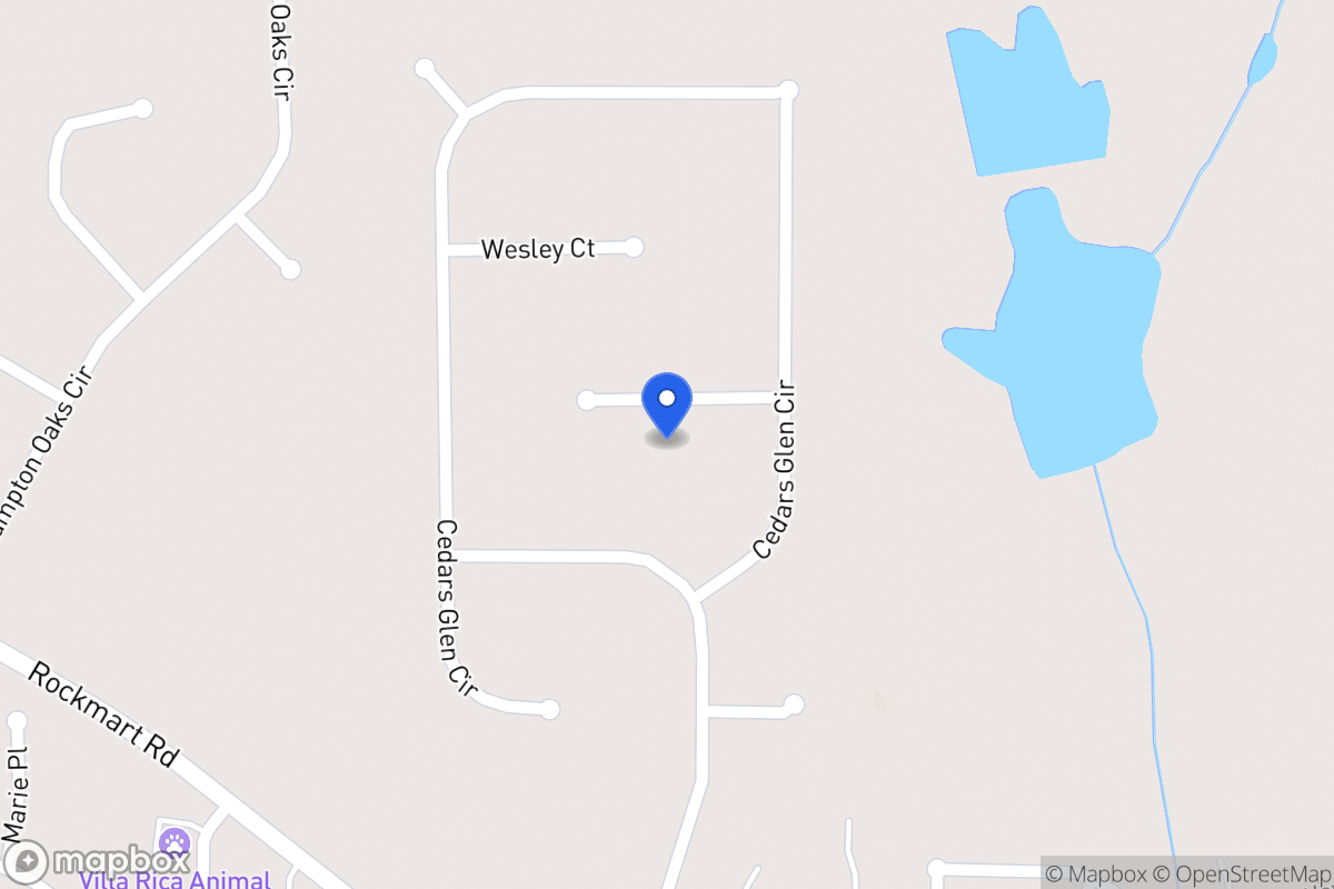 Map of 24 Cedars Glen Pl