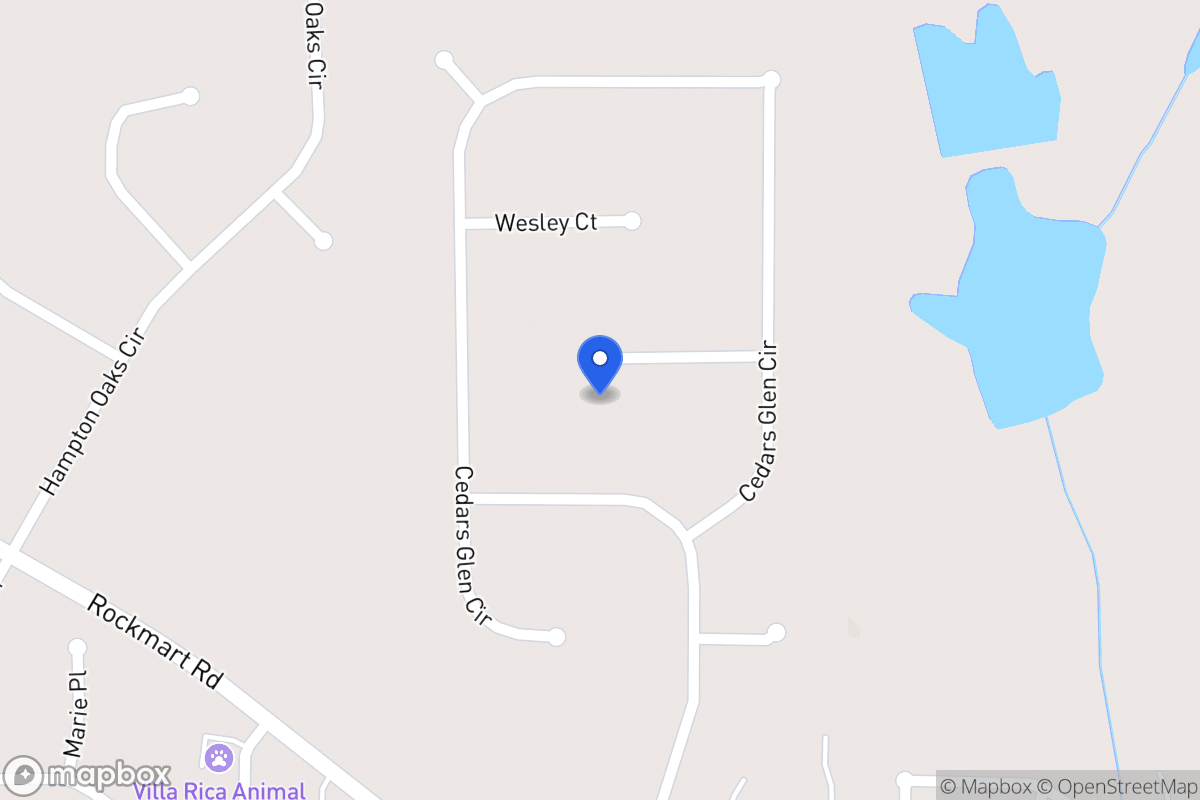 Map of 32 Cedars Glen Pl