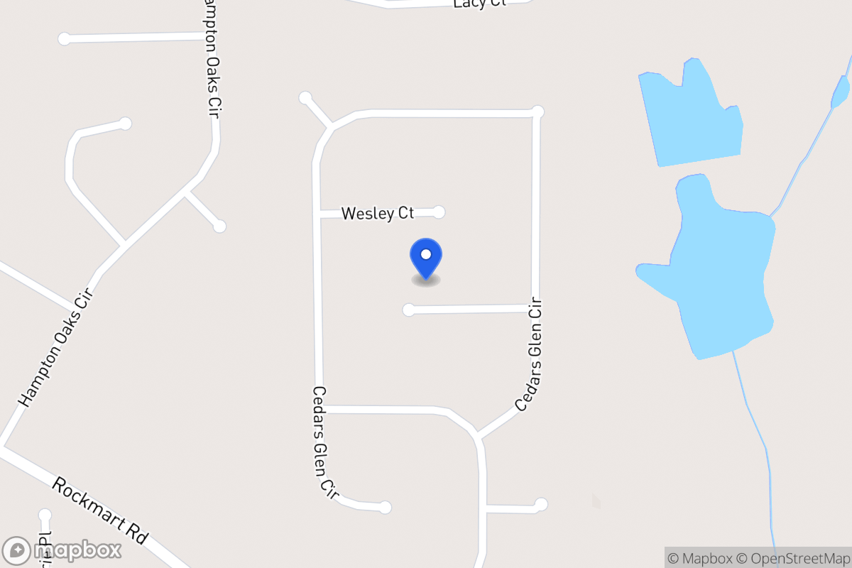 Map of 29 Cedars Glen Pl