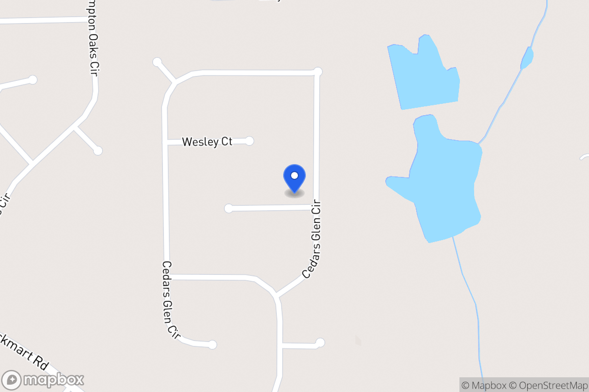 Map of 17 Cedars Glen Pl