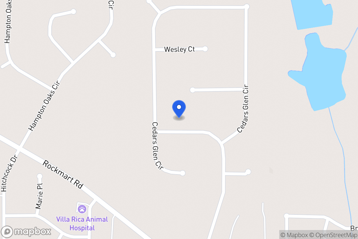 Map of 111 Cedars Glen Way