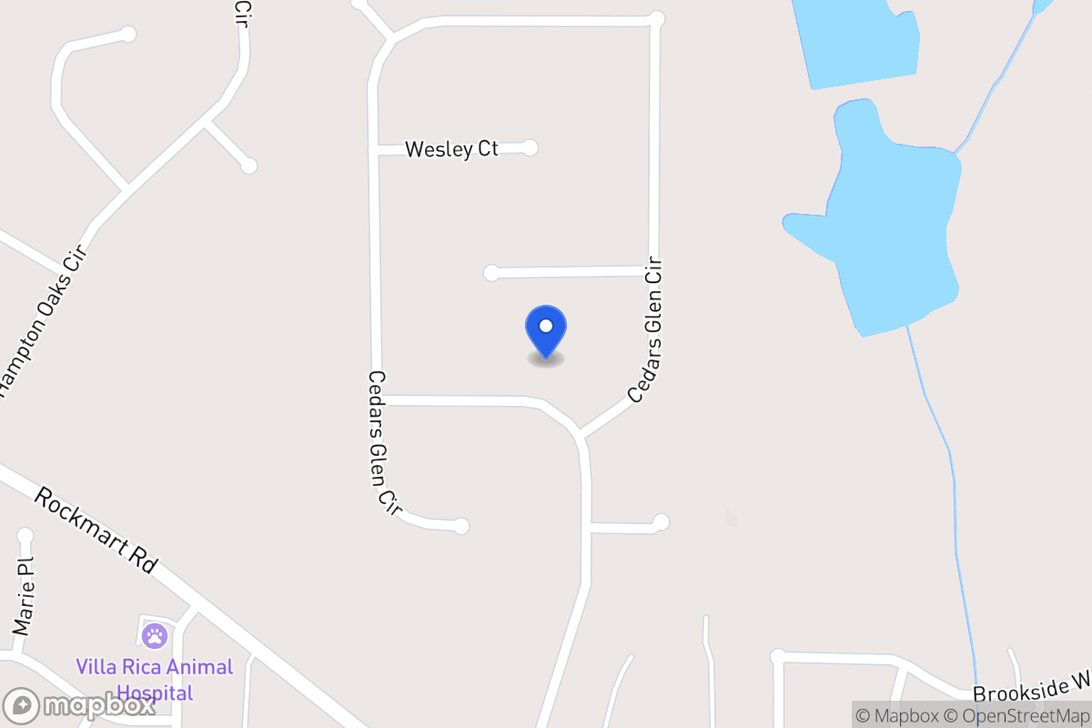 Map of 93 Cedars Glen Way