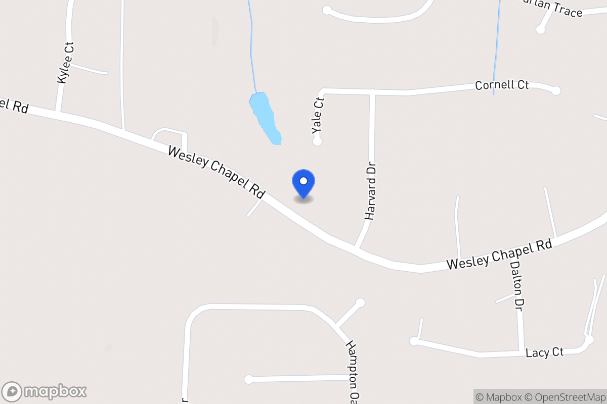 Map of 556 Wesley Chapel Rd