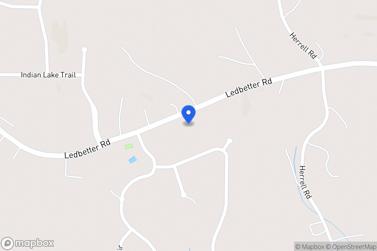 Map of 487 Ledbetter Rd