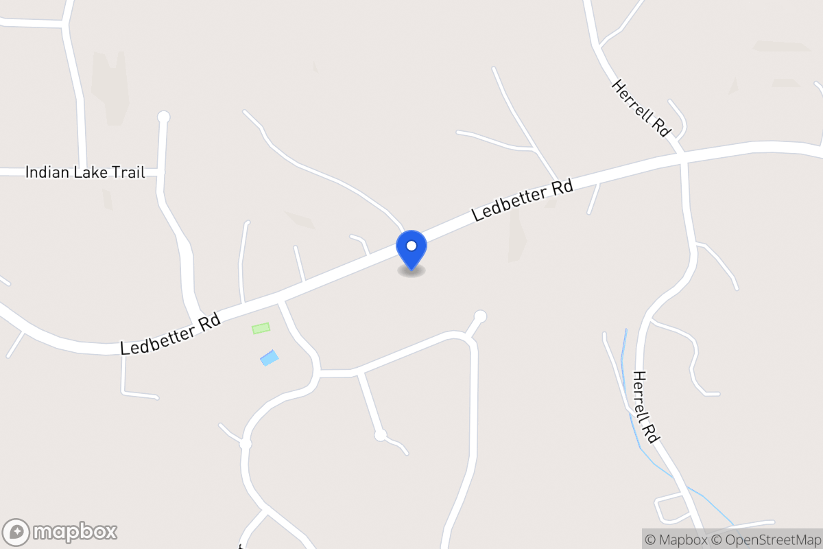 Map of 493 Ledbetter Rd