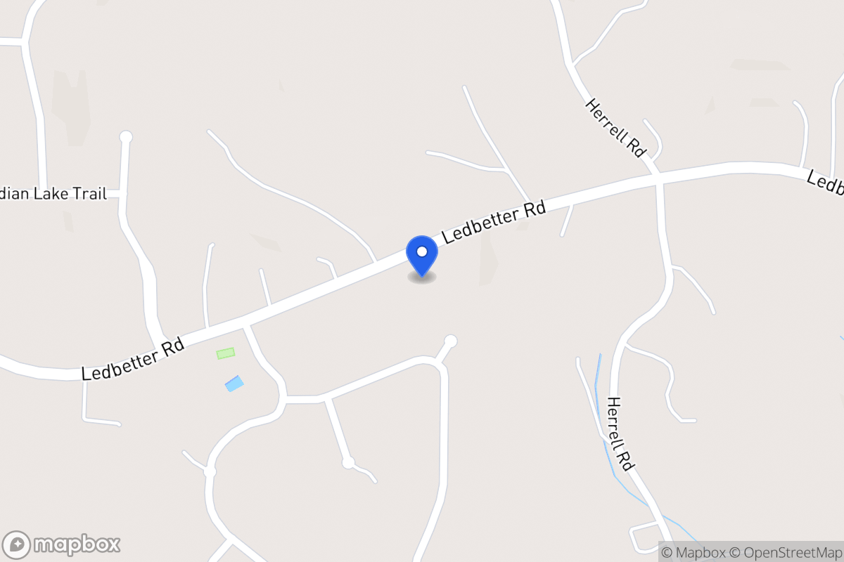 Map of 517 Ledbetter Rd