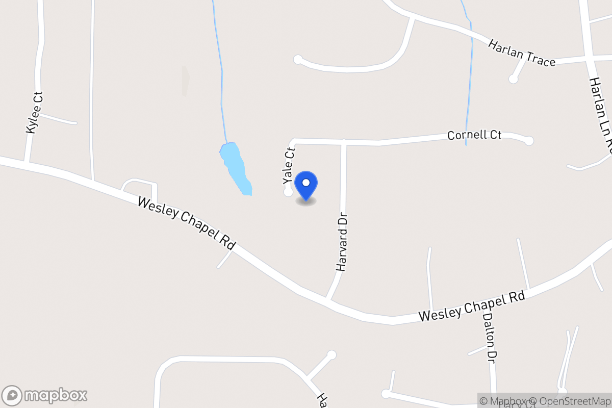 Map of 322 Yale Ct