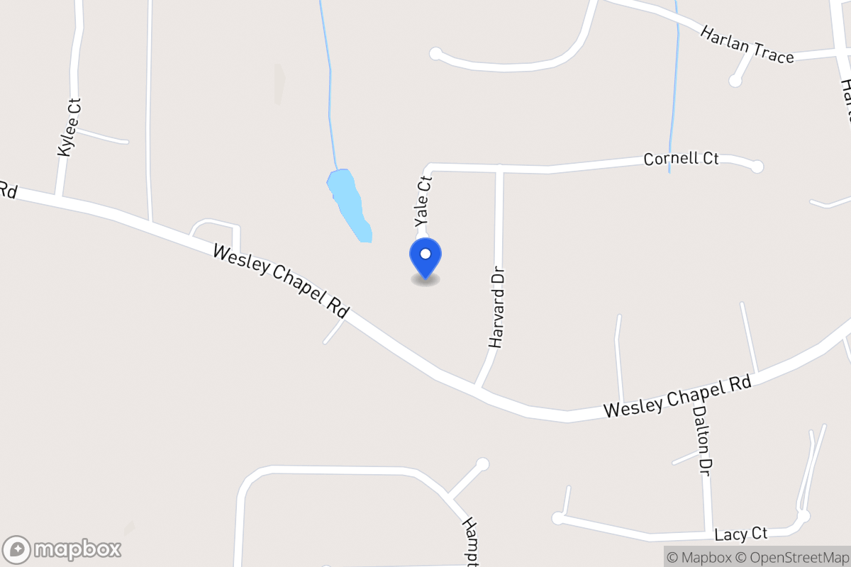 Map of 320 Yale Ct