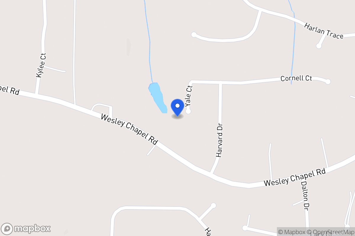 Map of 321 Yale Ct