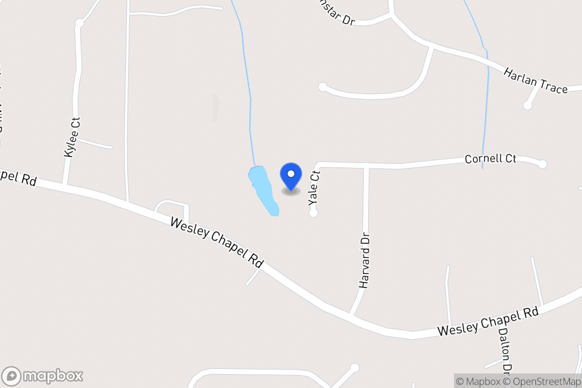 Map of 317 Yale Ct