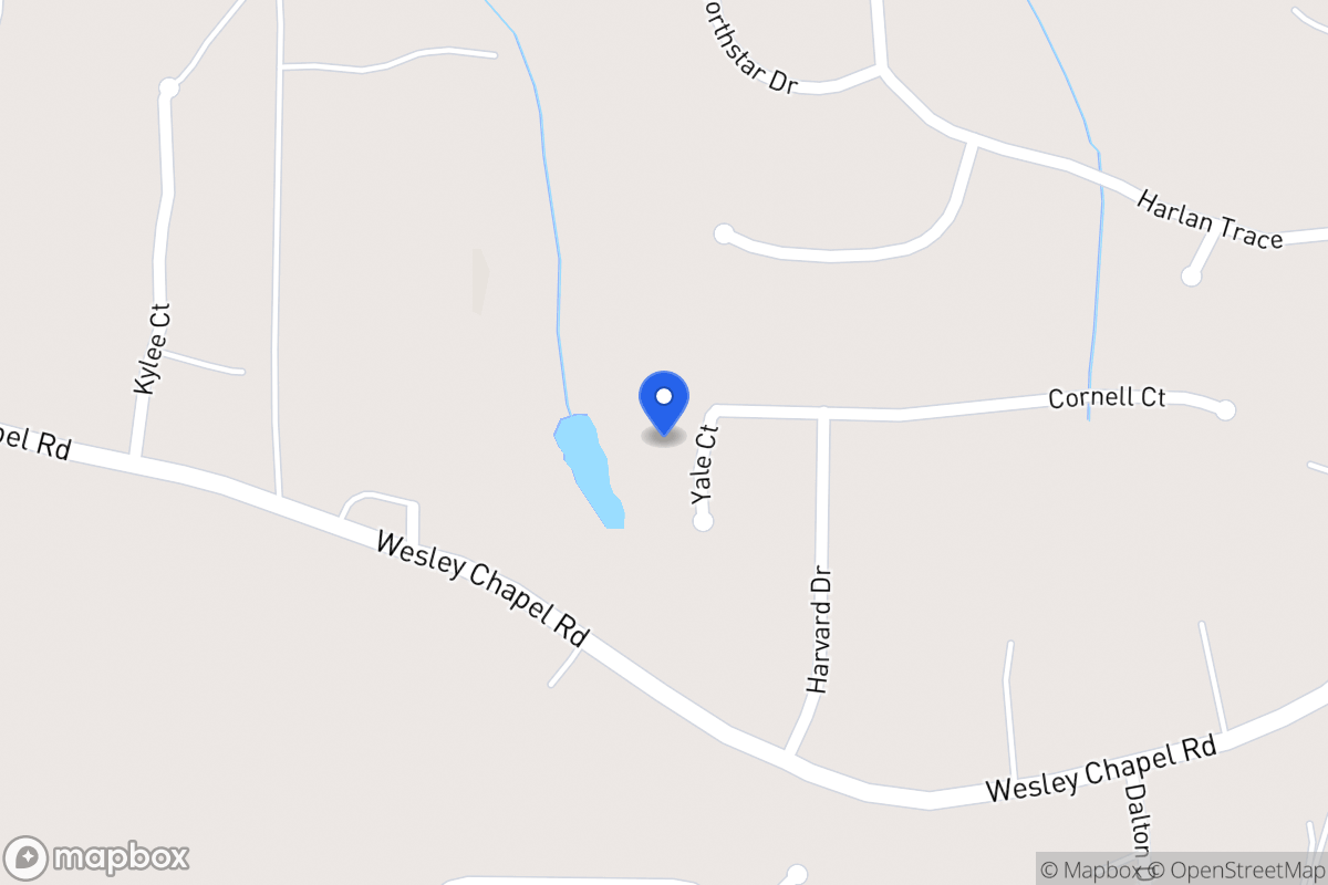 Map of 313 Yale Ct