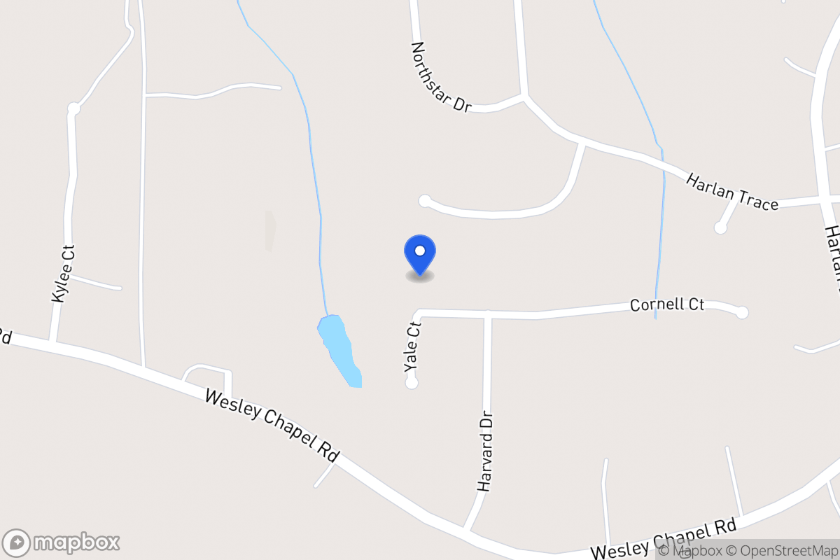 Map of 301 Yale Ct