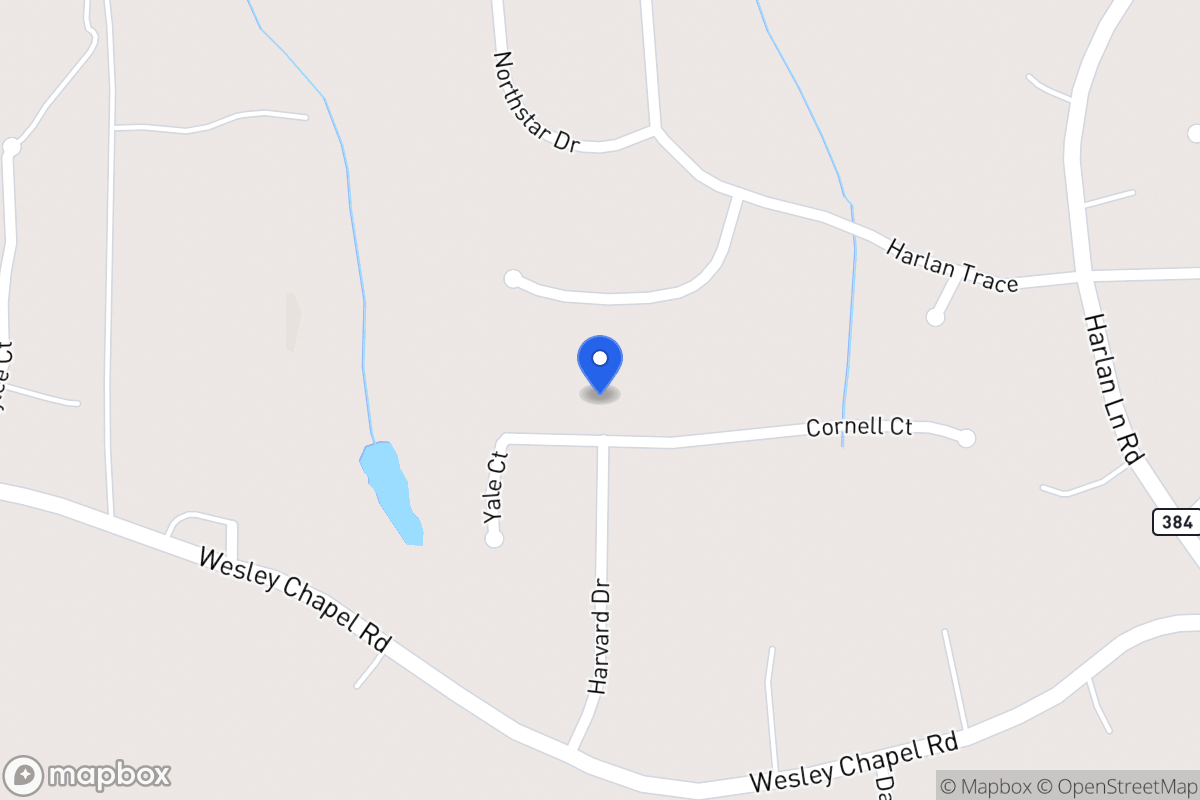 Map of 198 Cornell Ct