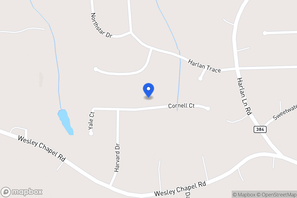 Map of 214 Cornell Ct