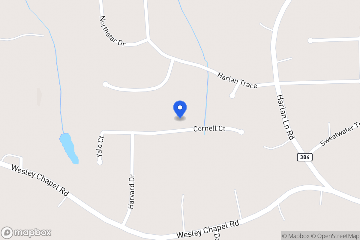 Map of 218 Cornell Ct