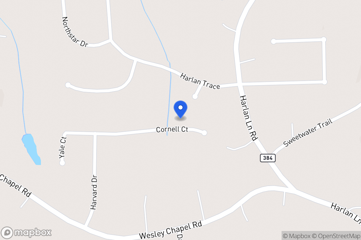 Map of 228 Cornell Ct