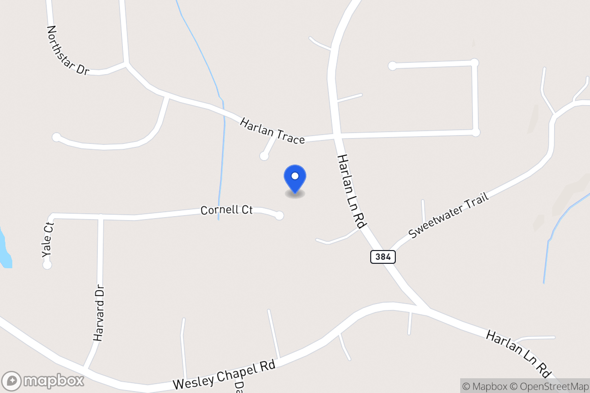 Map of 240 Cornell Ct