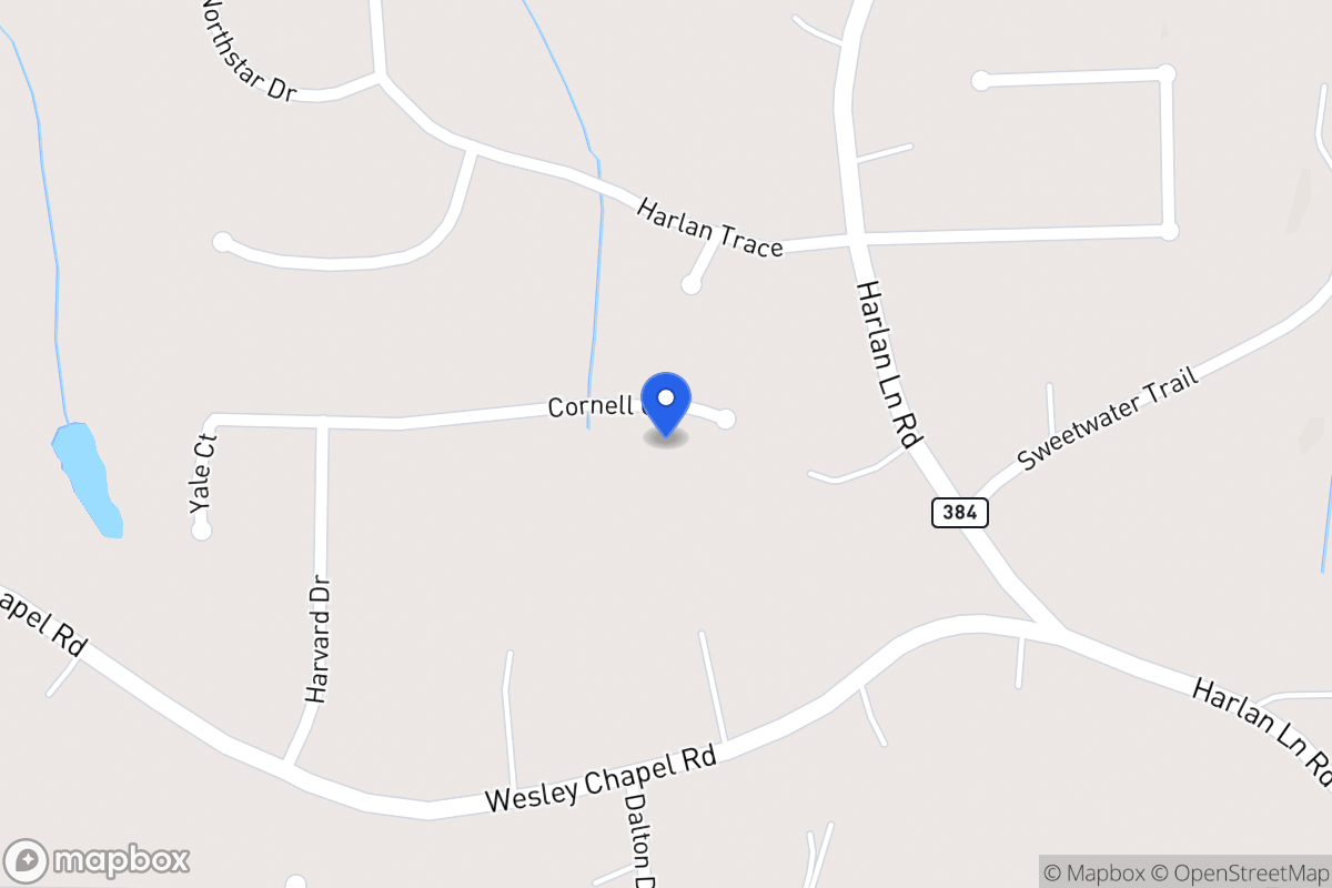 Map of 229 Cornell Ct