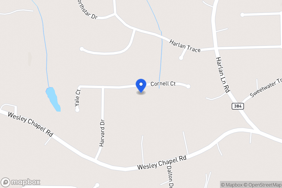 Map of 217 Cornell Ct